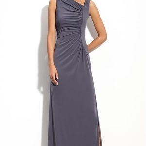 Calvin Klein Ruched Jersey Gown-8